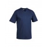 T-Shirt col V marine