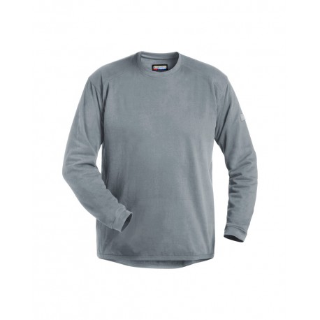 Sweatshirt col rond gris