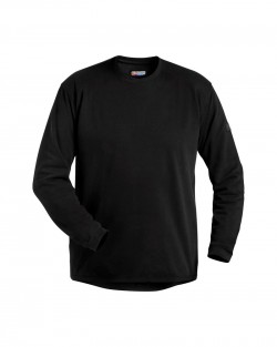Sweatshirt col rond noir