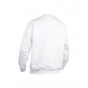 Sweatshirt col rond bas resséré blanc