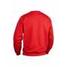Sweatshirt col rond bas resséré rouge