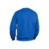 Sweatshirt col rond bas resséré bleu roi