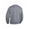 Sweatshirt col rond bas resséré gris