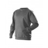 Sweatshirt col rond tissu éponge gris