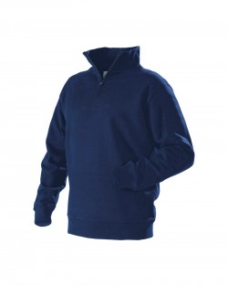 Sweatshirt col camionneur marine