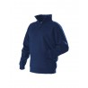 Sweatshirt col camionneur marine