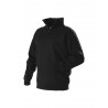 Sweatshirt col camionneur noir