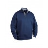 Sweatshirt col polo marine