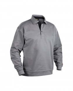 Sweatshirt col polo