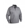 Sweatshirt col polo gris