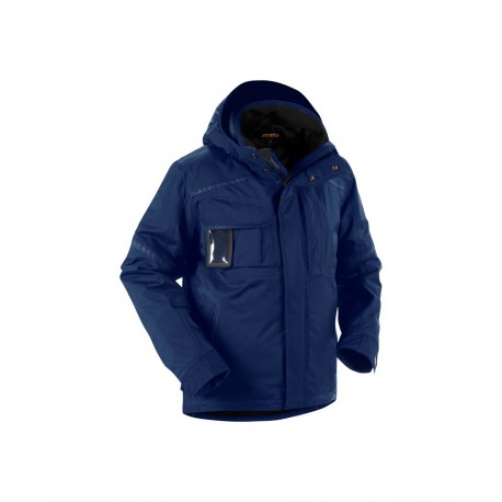 Veste à capuche Hiver stretch marine