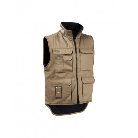 Gilet Sans Manches hiver beige