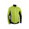 Veste polaire microfibre citron vert/noir