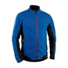 Veste polaire microfibre bleu roi/noir