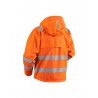 Veste de pluie vert orange