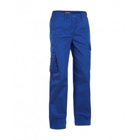 Pantalon services femme bleu roi