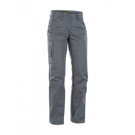 Pantalon industrie femme poly-recyclé gris