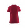 Polo femme rouge