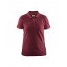 Polo femme bordeaux