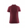 Polo femme bordeaux