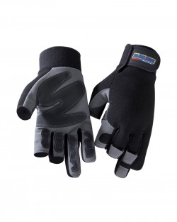 Gants Blaklader Mitaine 3 doigts noir/gris