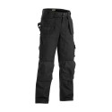 Pantalon de travail artisan poches libres noir