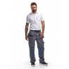 Pantalon de travail Blaklader artisan +, gris, poches libres