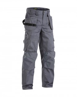 Pantalon de travail Blaklader artisan +, gris, poches libres