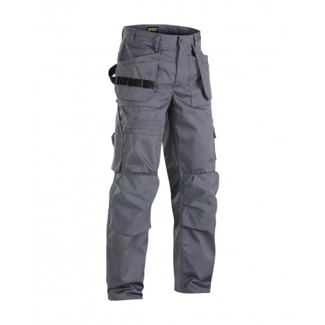 Pantalon de travail Blaklader artisan +, gris, poches libres