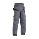 Pantalon de travail artisan gris, poches libres